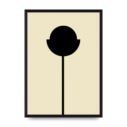 Abstract Flower Art For The Home - A3 framed
