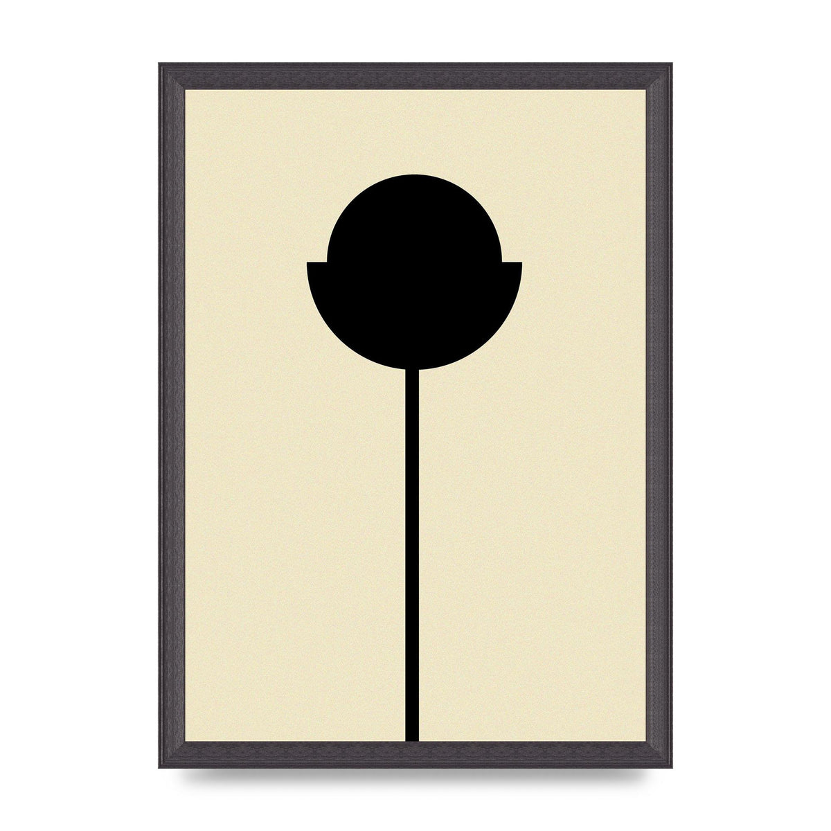 Abstract Flower Art For The Home - A3 framed