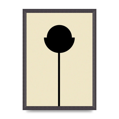 Abstract Flower Art For The Home - A3 framed