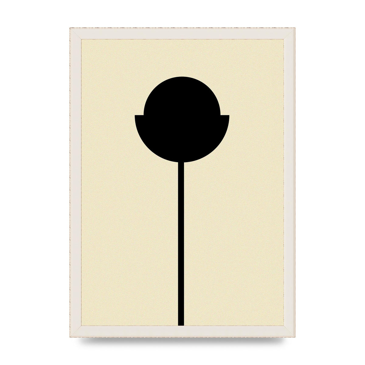 Abstract Flower Art For The Home - A3 framed