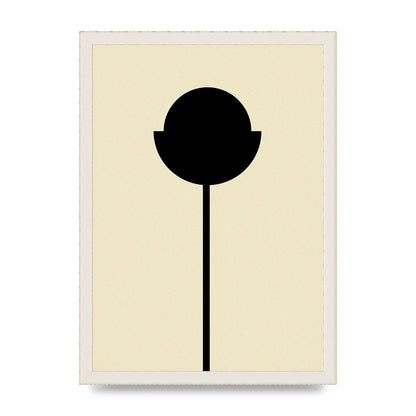 Abstract Flower Art For The Home - A3 framed