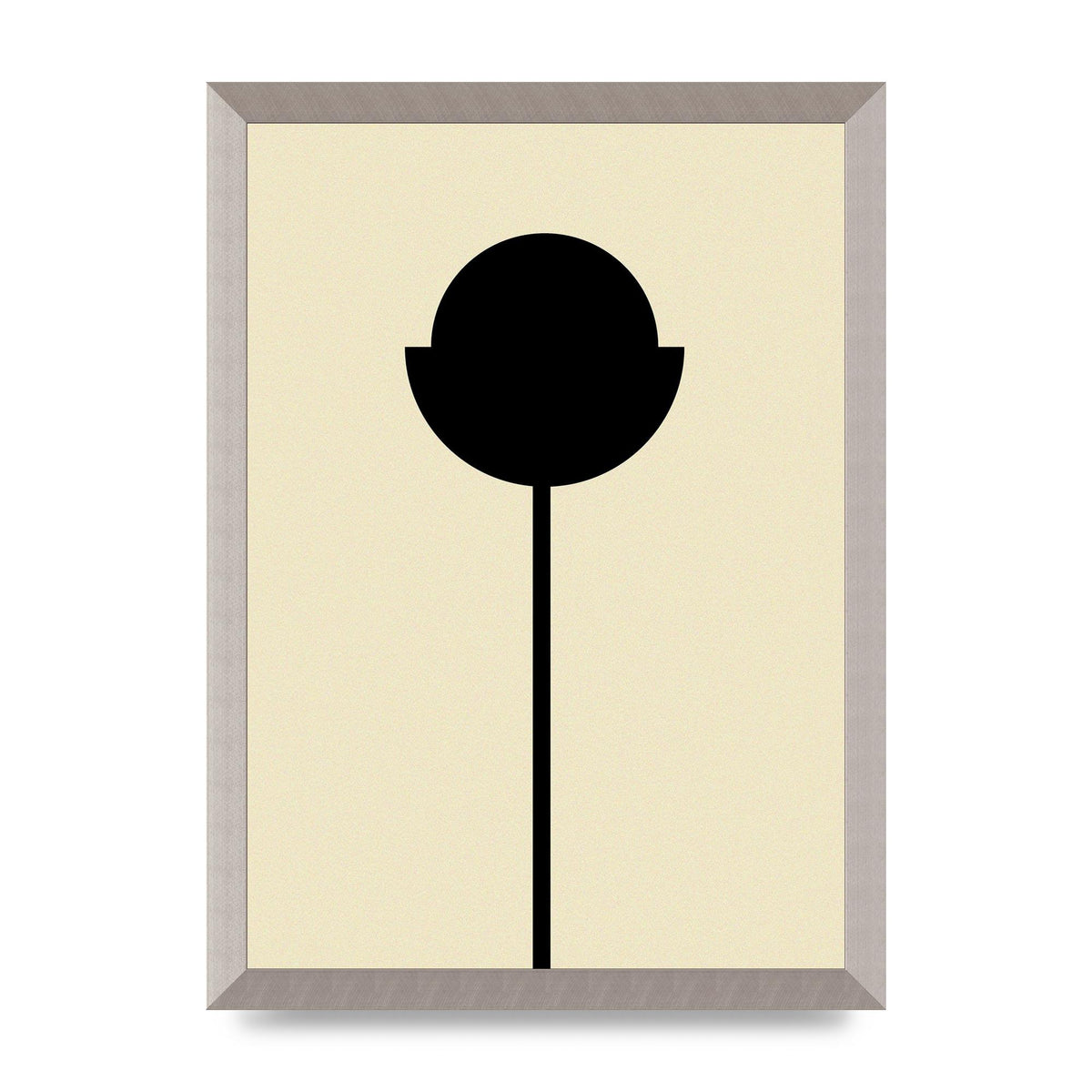Abstract Flower Art For The Home - A3 framed