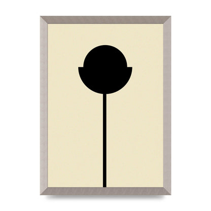 Abstract Flower Art For The Home - A3 framed