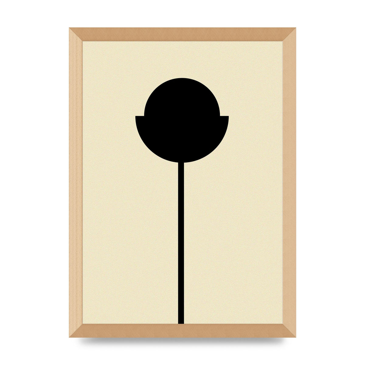 Abstract Flower Art For The Home - A3 framed