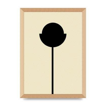 Abstract Flower Art For The Home - A3 framed