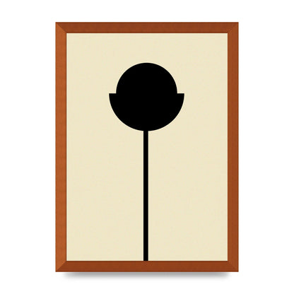 Abstract Flower Art For The Home - A3 framed