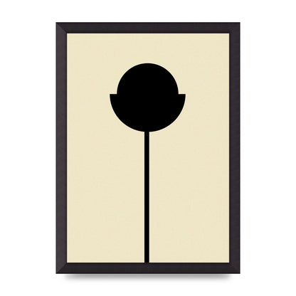 Abstract Flower Art For The Home - A3 framed