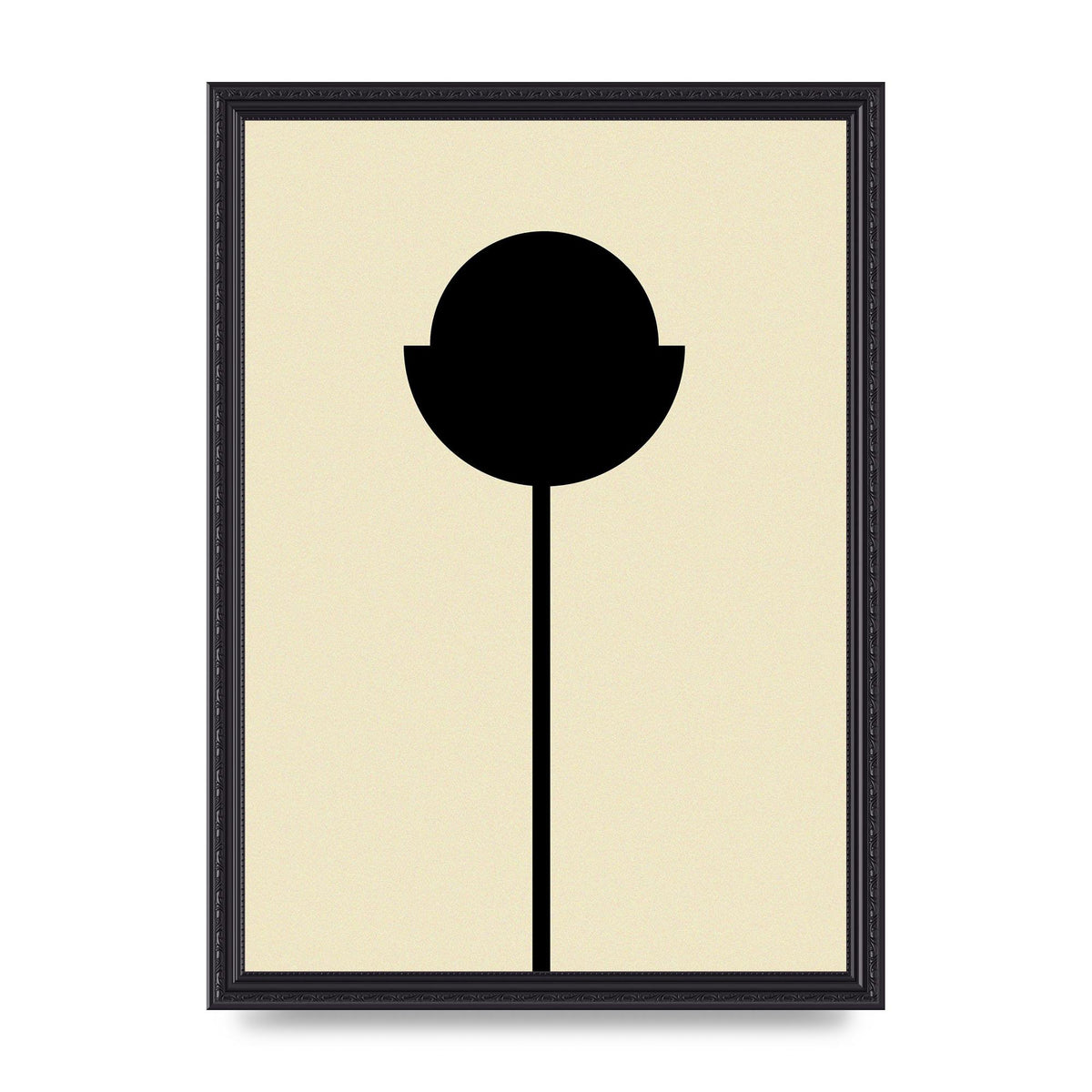 Abstract Flower Art For The Home - A3 framed