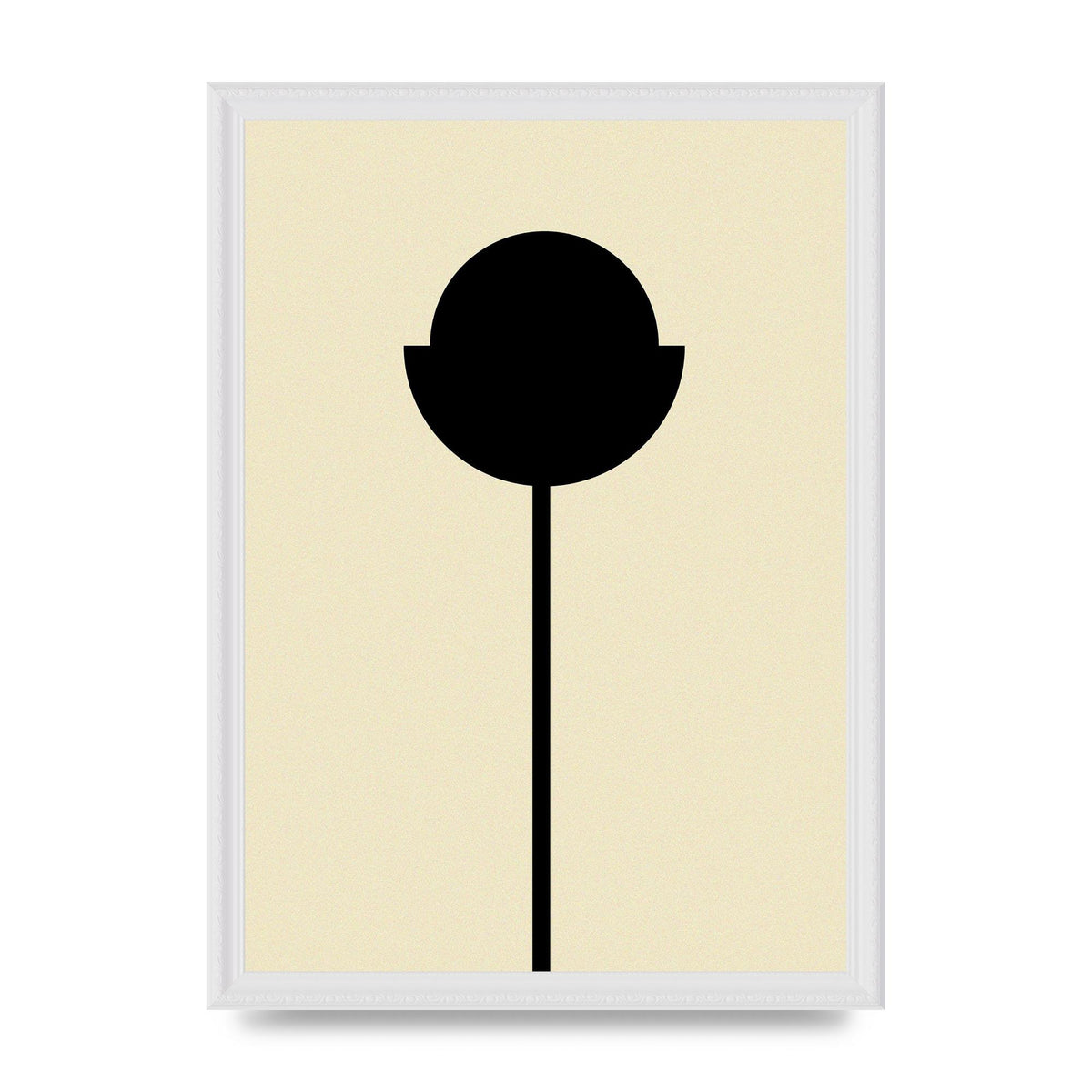 Abstract Flower Art For The Home - A3 framed