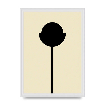 Abstract Flower Art For The Home - A3 framed