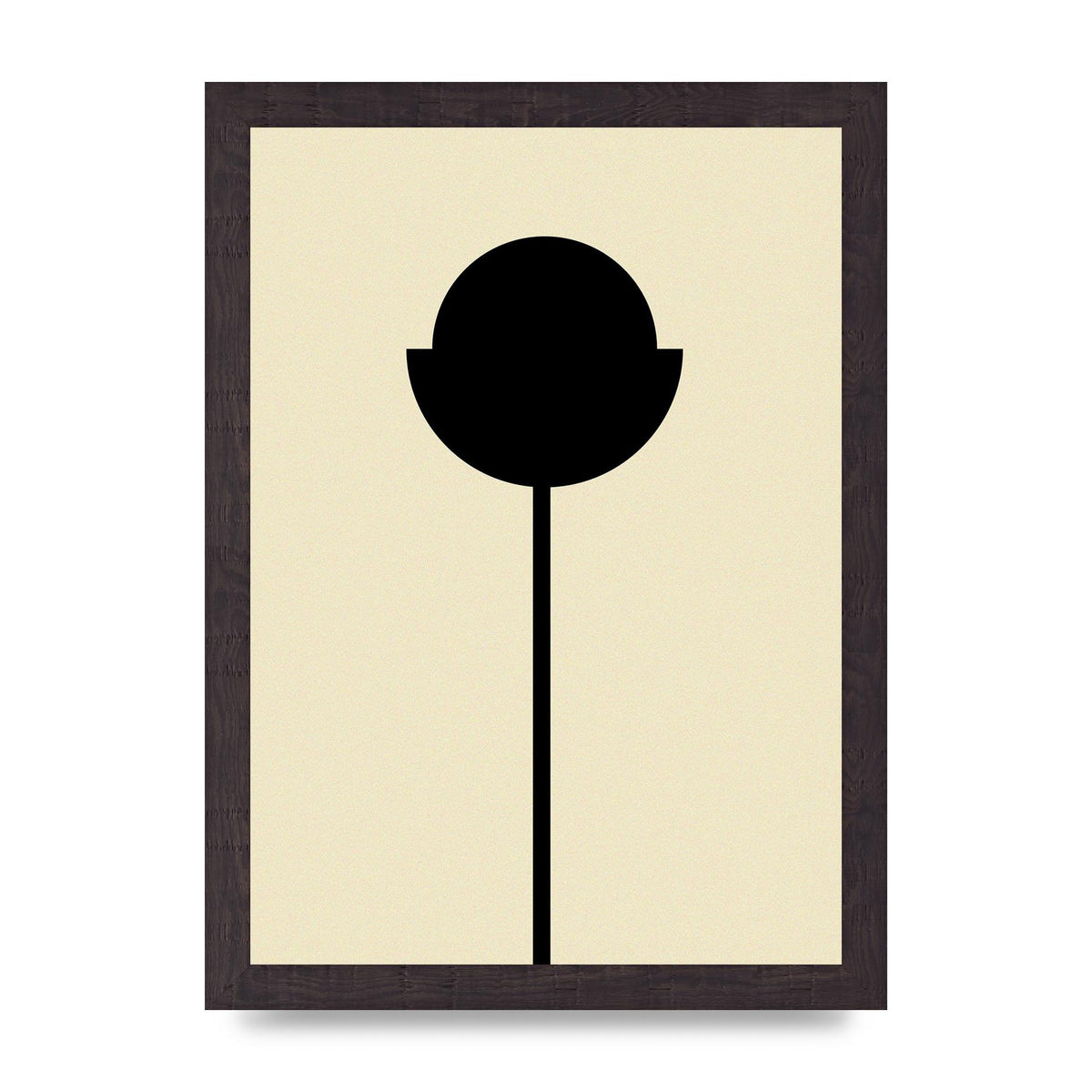 Abstract Flower Art For The Home - A4 framed