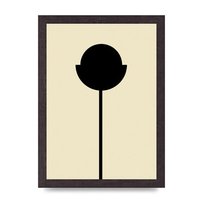 Abstract Flower Art For The Home - A4 framed