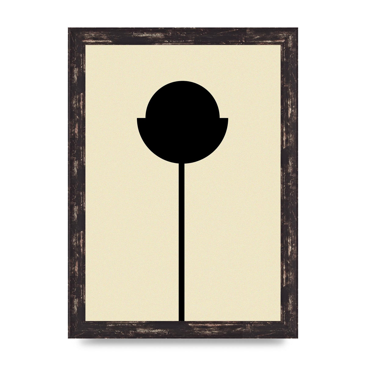 Abstract Flower Art For The Home - A4 framed