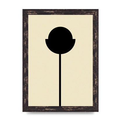 Abstract Flower Art For The Home - A4 framed