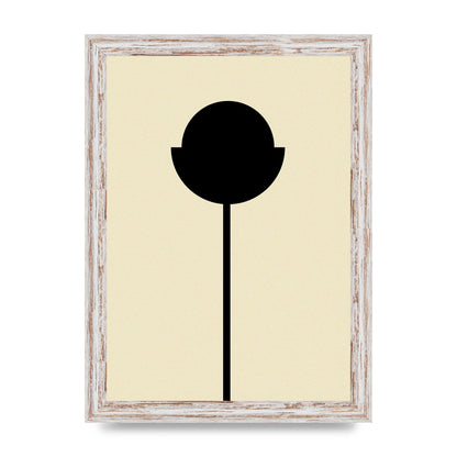 Abstract Flower Art For The Home - A4 framed