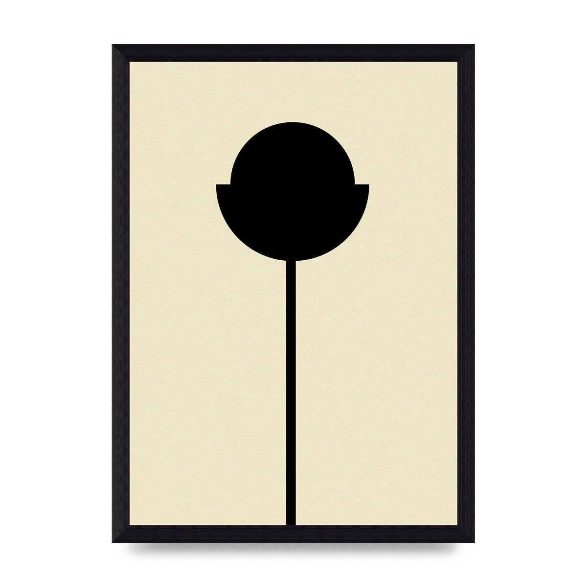 Abstract Flower Art For The Home - A4 framed