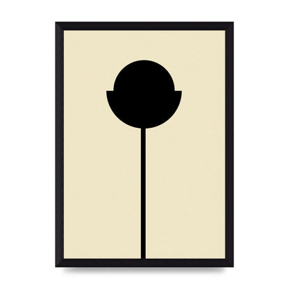 Abstract Flower Art For The Home - A4 framed