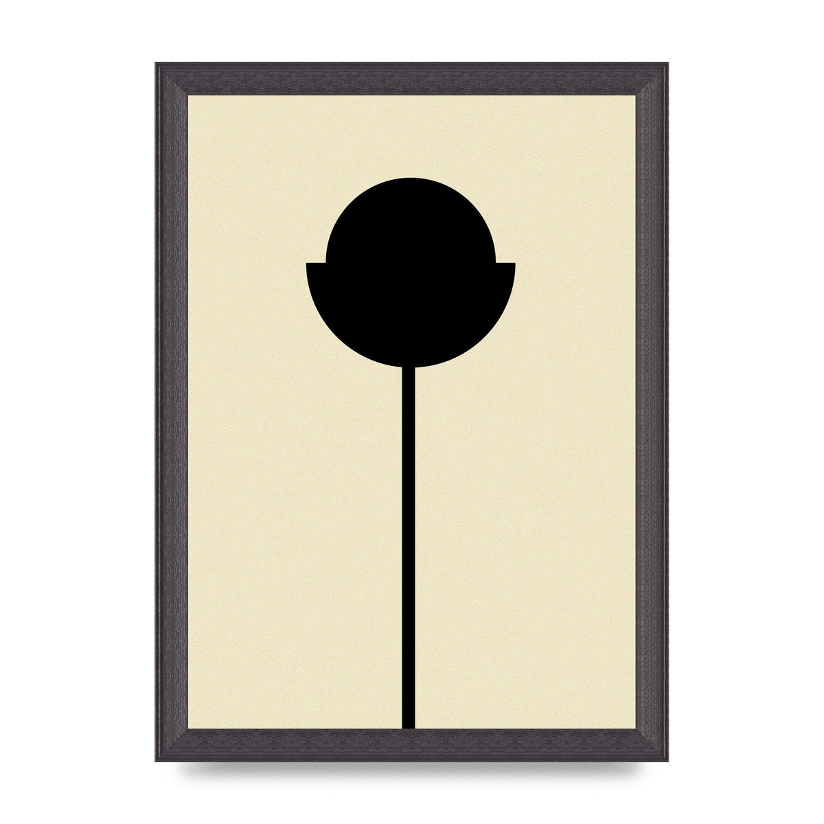 Abstract Flower Art For The Home - A4 framed