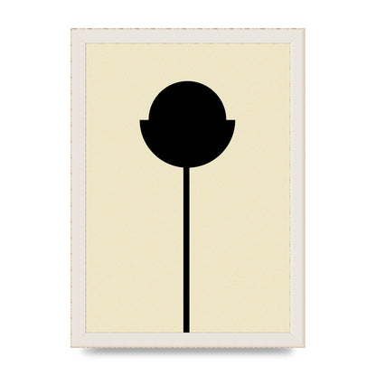 Abstract Flower Art For The Home - A4 framed