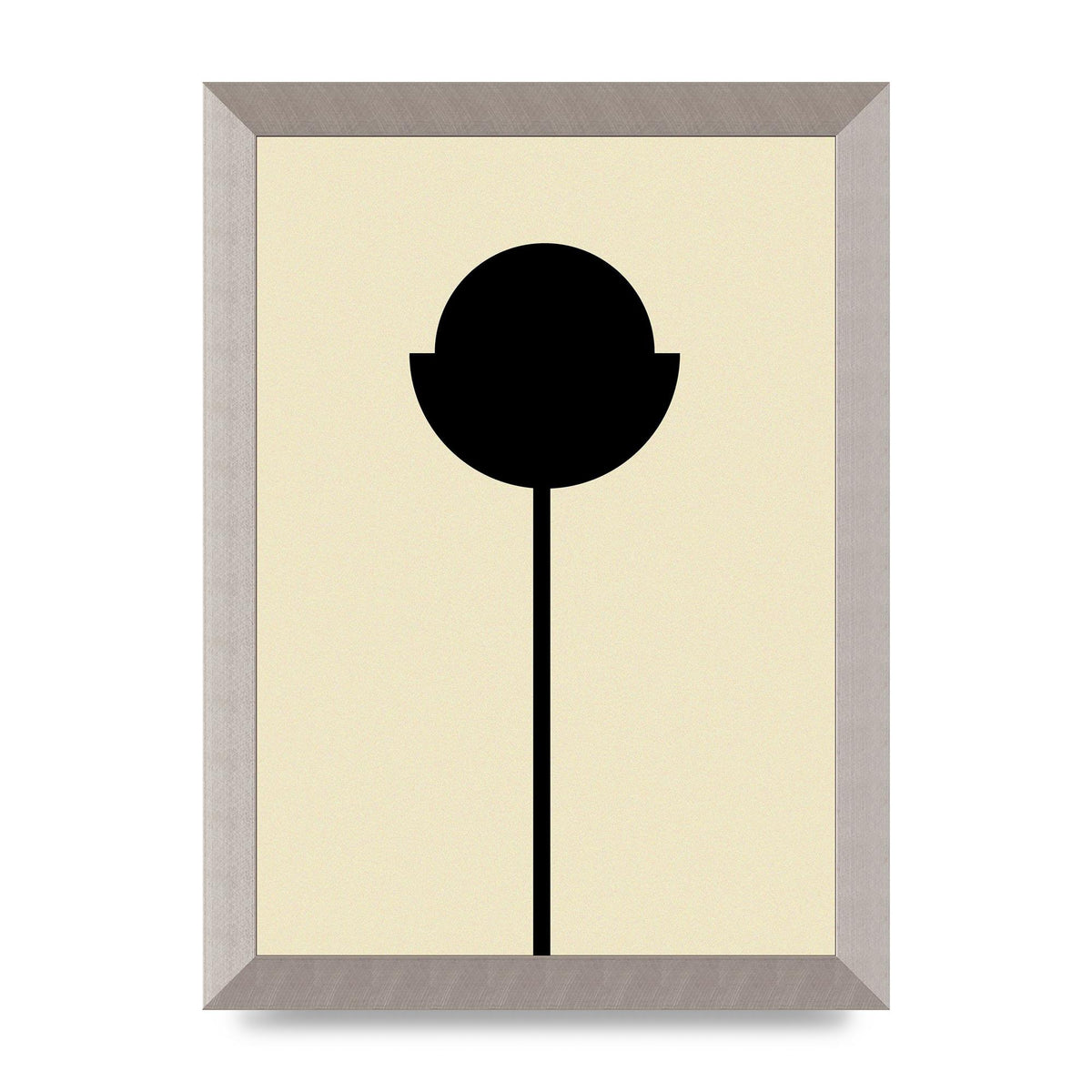 Abstract Flower Art For The Home - A4 framed