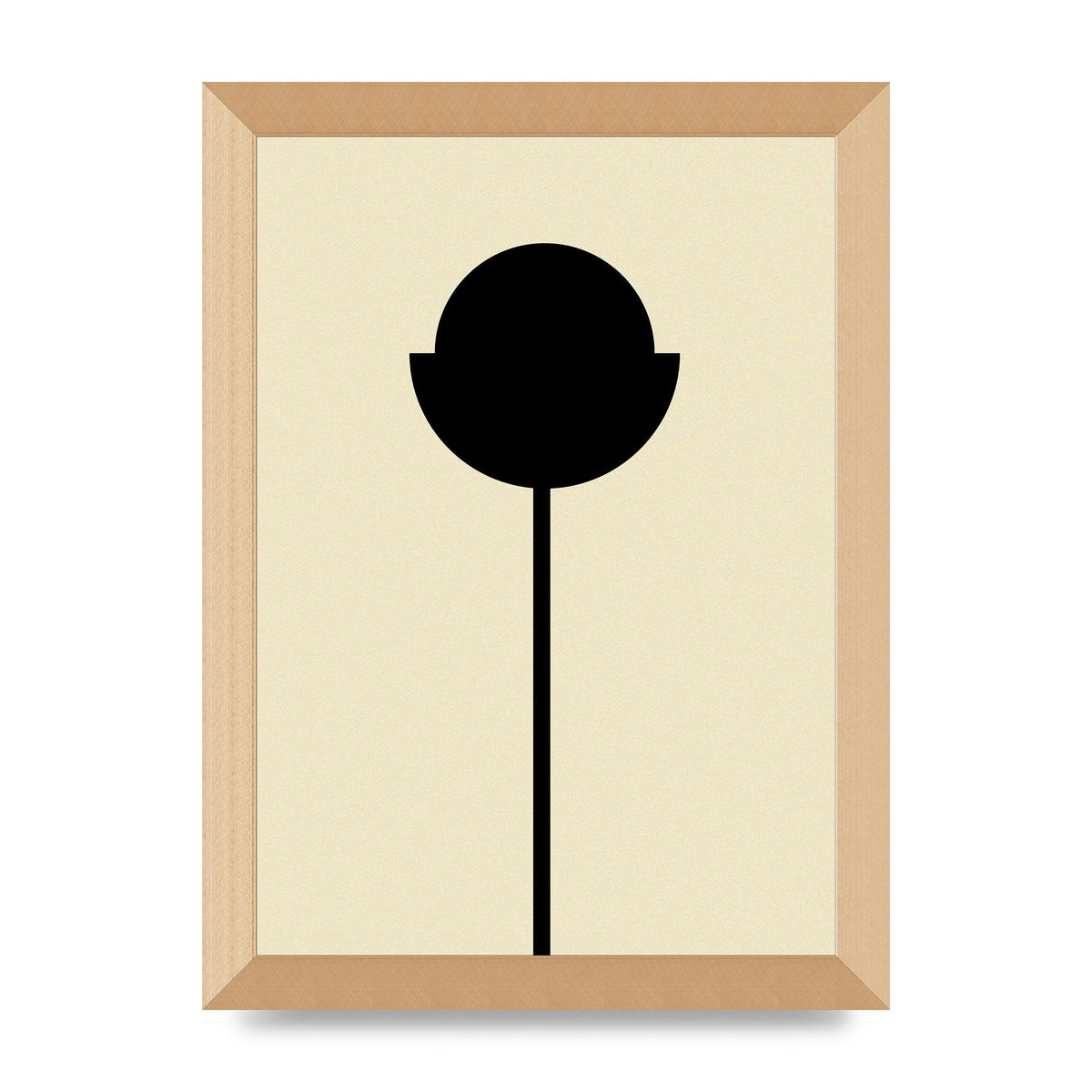 Abstract Flower Art For The Home - A4 framed