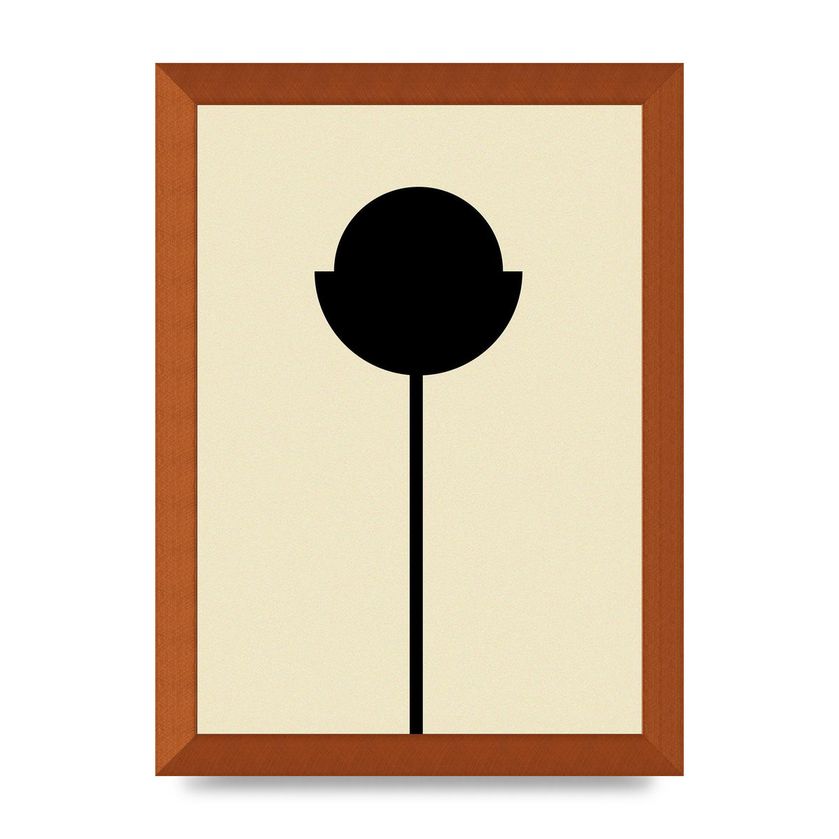 Abstract Flower Art For The Home - A4 framed