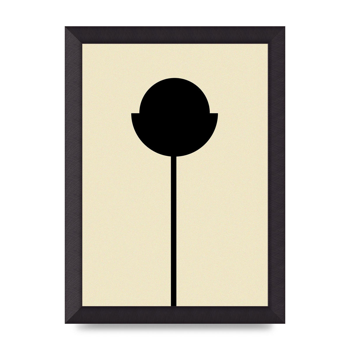 Abstract Flower Art For The Home - A4 framed