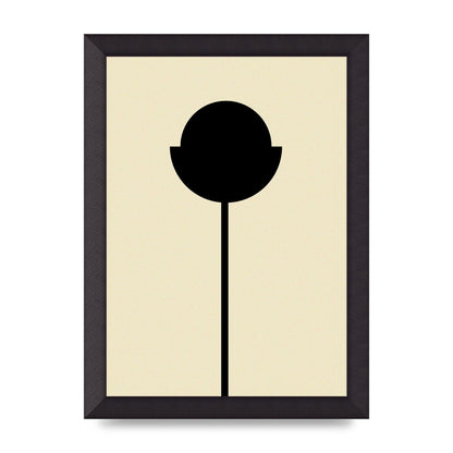Abstract Flower Art For The Home - A4 framed