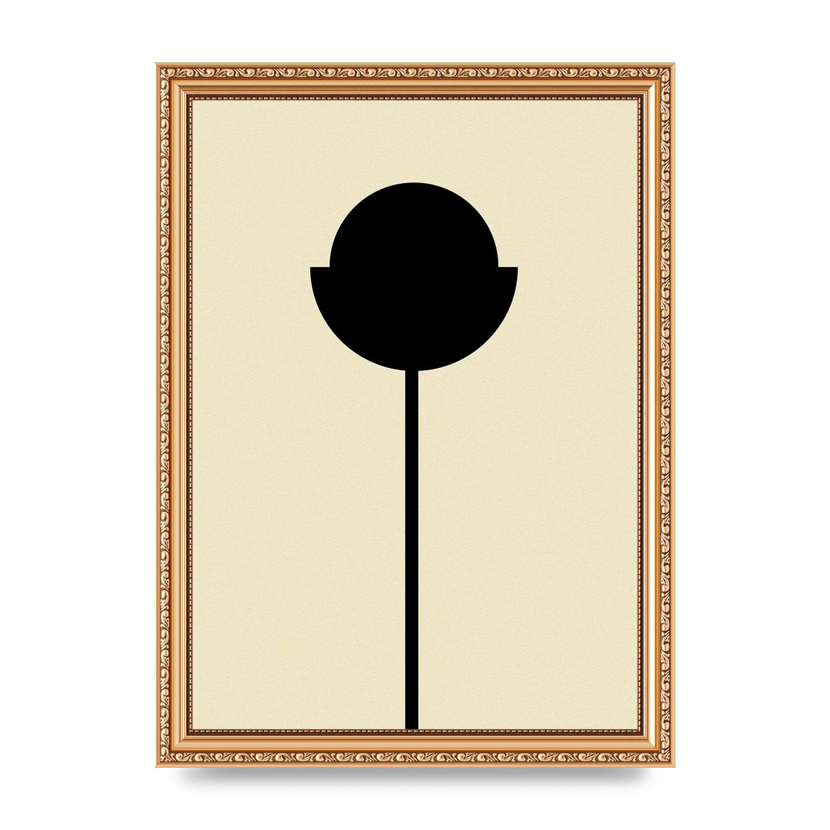 Abstract Flower Art For The Home - A4 framed