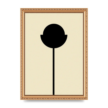 Abstract Flower Art For The Home - A4 framed