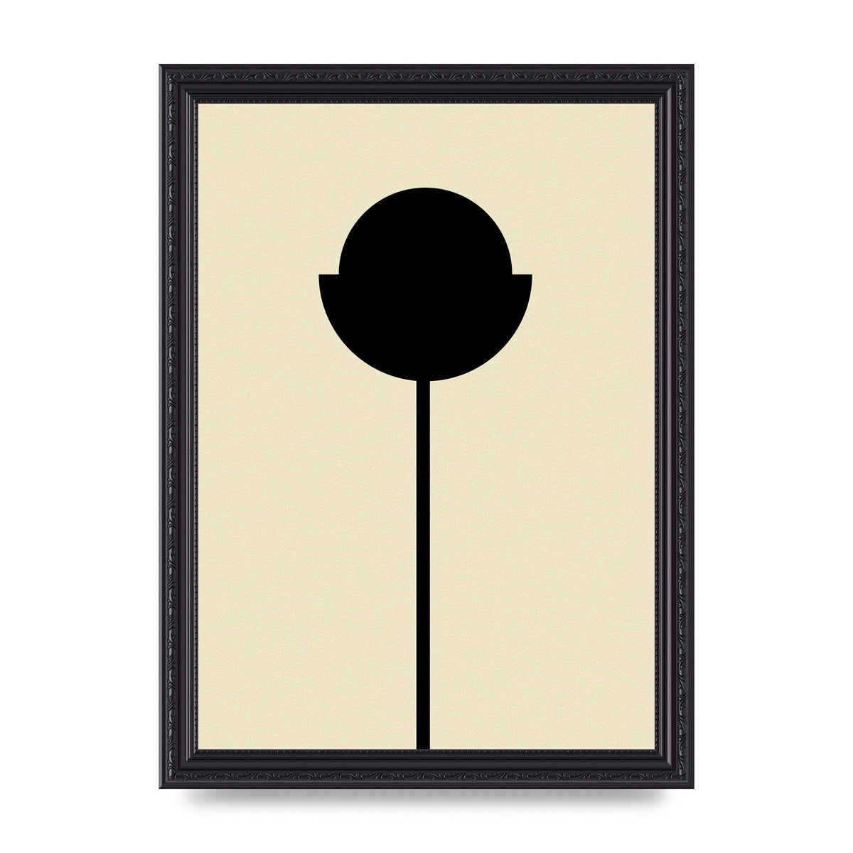 Abstract Flower Art For The Home - A4 framed