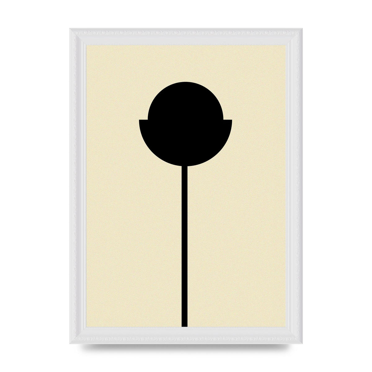 Abstract Flower Art For The Home - A4 framed