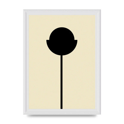 Abstract Flower Art For The Home - A4 framed