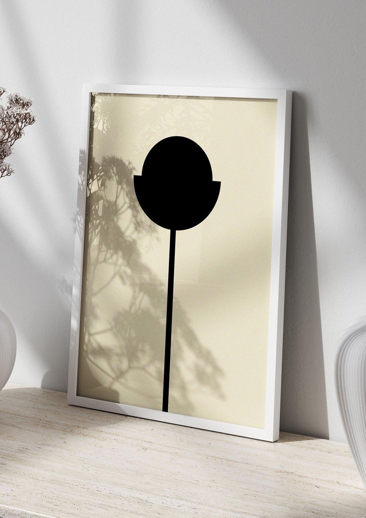Abstract Flower Art For The Home - living room 2
