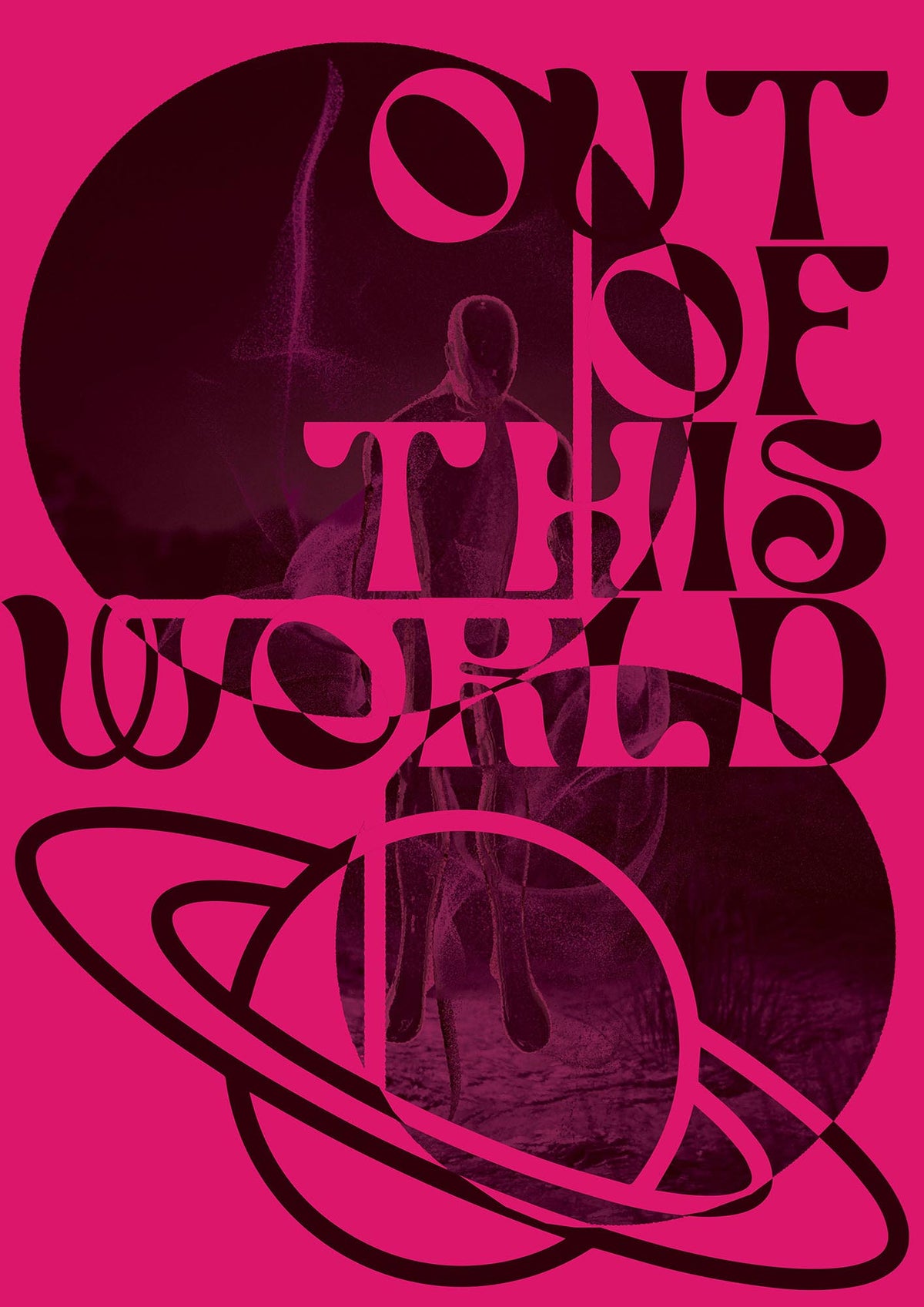 Out Of This World Lofi Pink" Art For The Home - detail