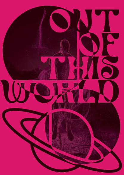 Out Of This World Lofi Pink" Art For The Home - detail