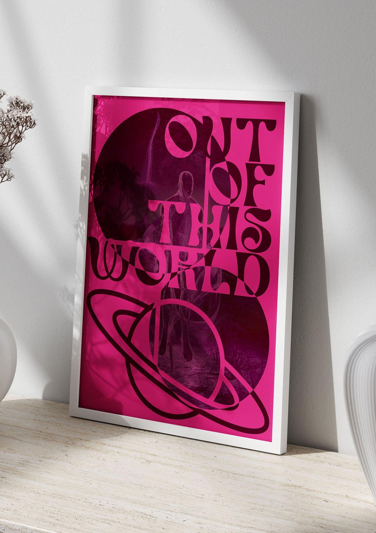 Out Of This World Lofi Pink" Art For The Home - living room 2