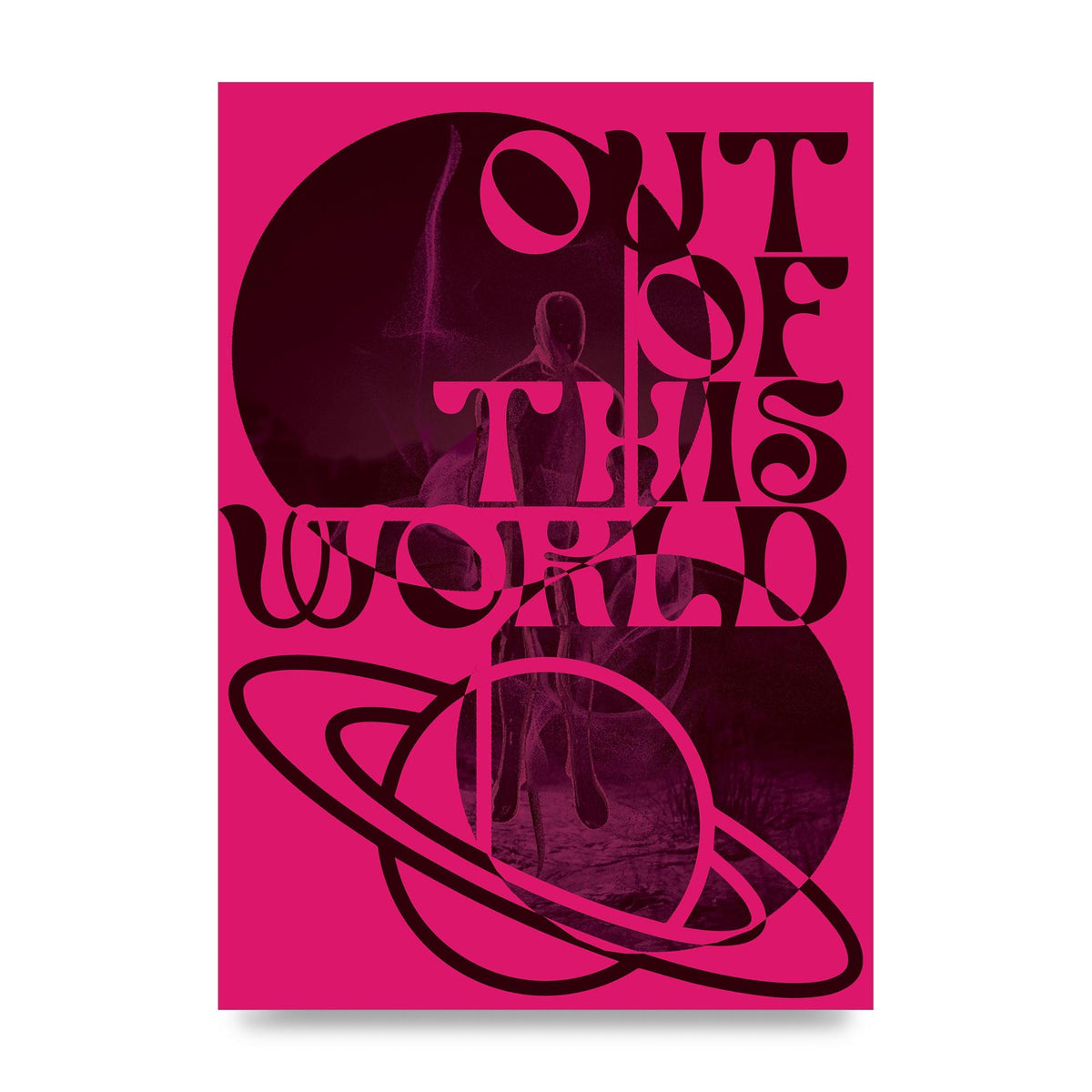Out Of This World Lofi Pink" Art For The Home - unframed print