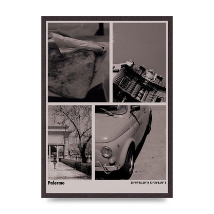 35Mm Palermo Sicily Printed Poster - A2 framed