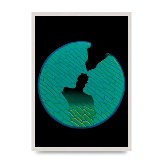 Couple Kissing Lofi Art For The Home - A2 framed