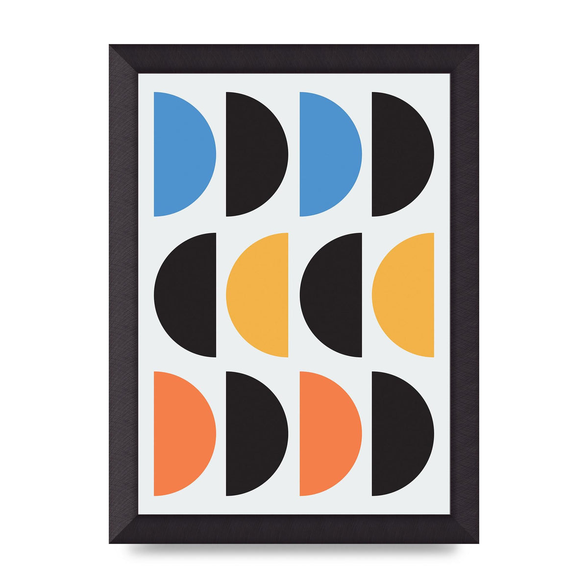 Abstract Disc Printed Poster - A4 framed