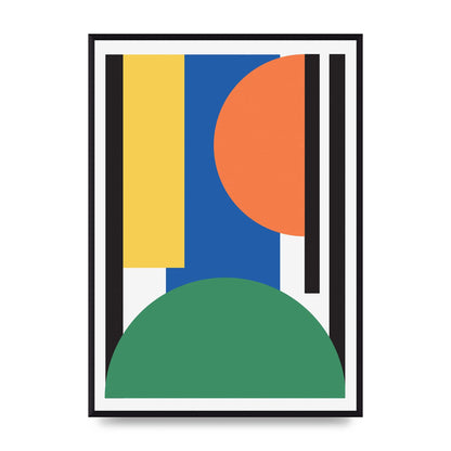 Abstract Shape Three Wall Art - A2 framed