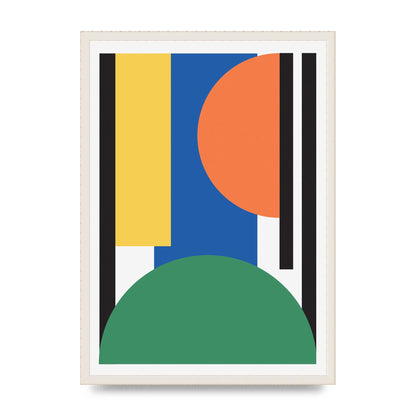 Abstract Shape Three Wall Art - A2 framed