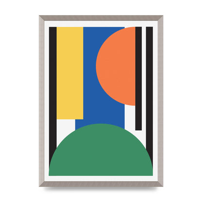Abstract Shape Three Wall Art - A2 framed