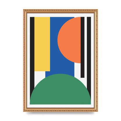 Abstract Shape Three Wall Art - A3 framed