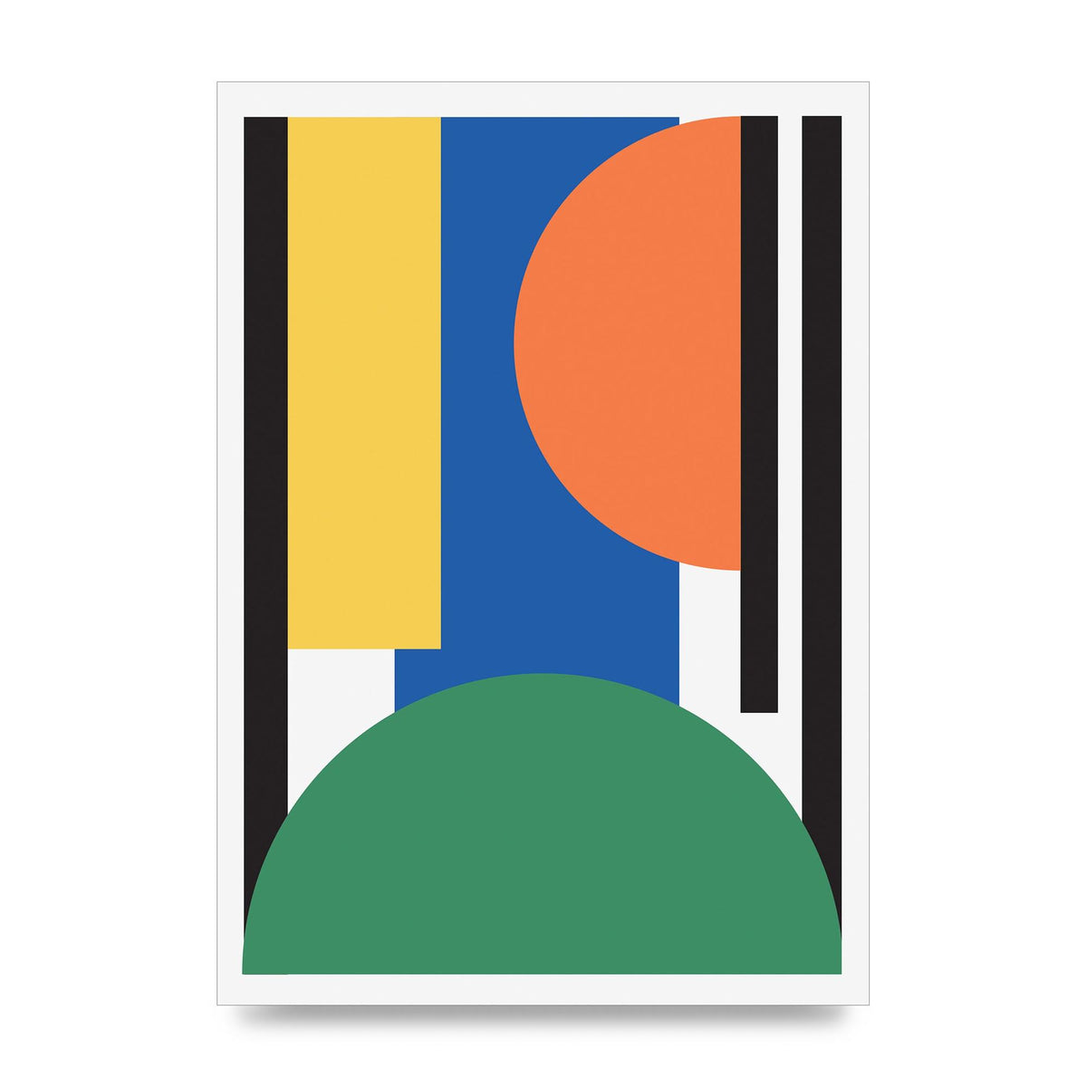 Abstract Shape Three Wall Art - unframed print