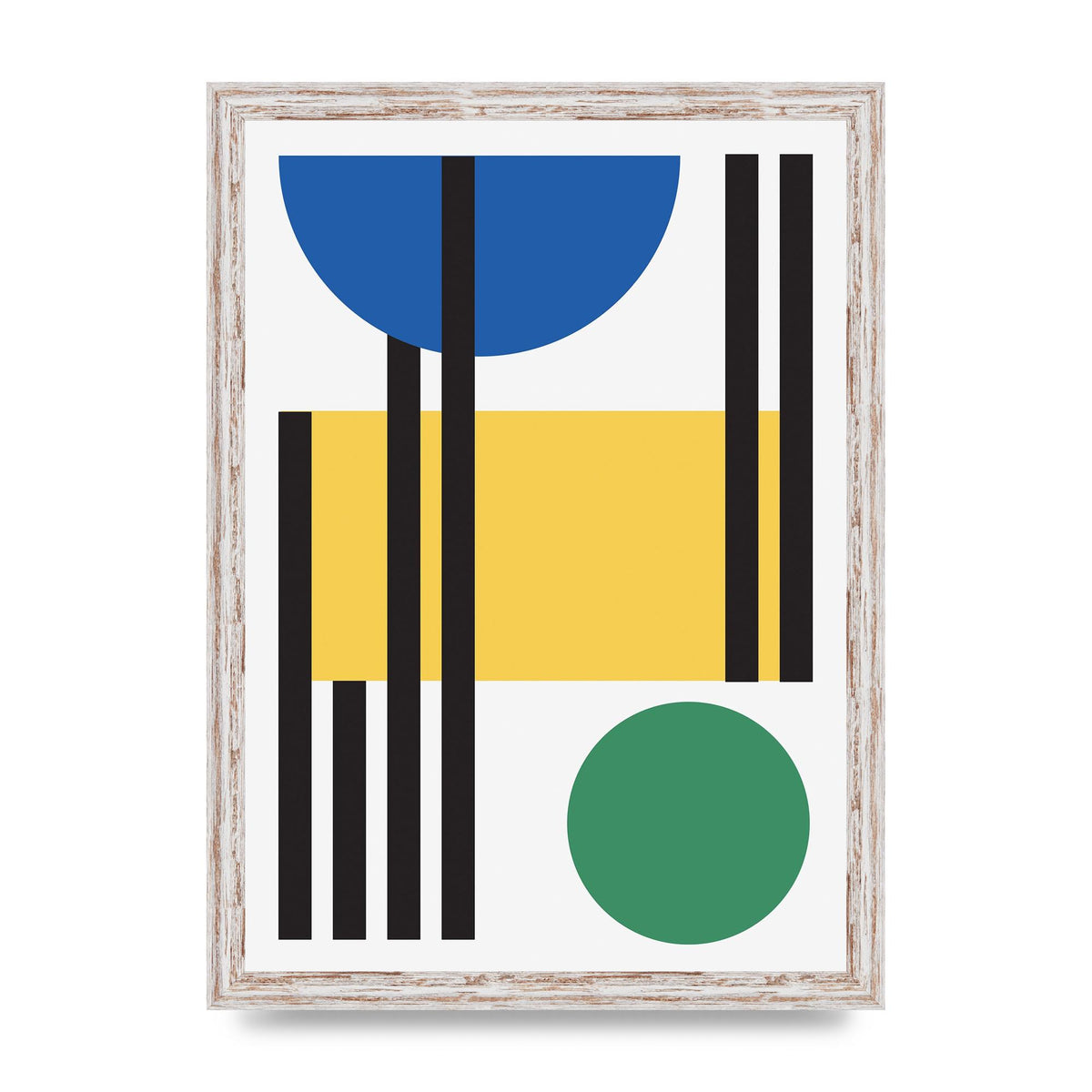 Abstract Shape Two Art For The Home - A3 framed