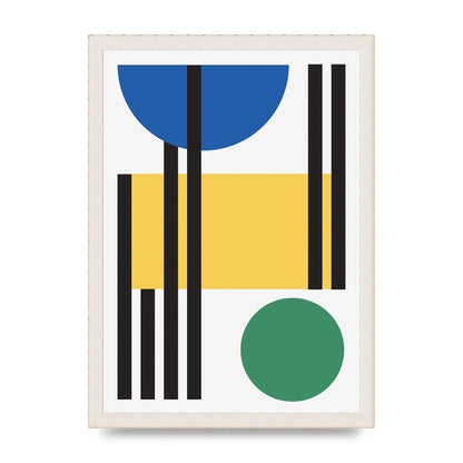 Abstract Shape Two Art For The Home - A3 framed