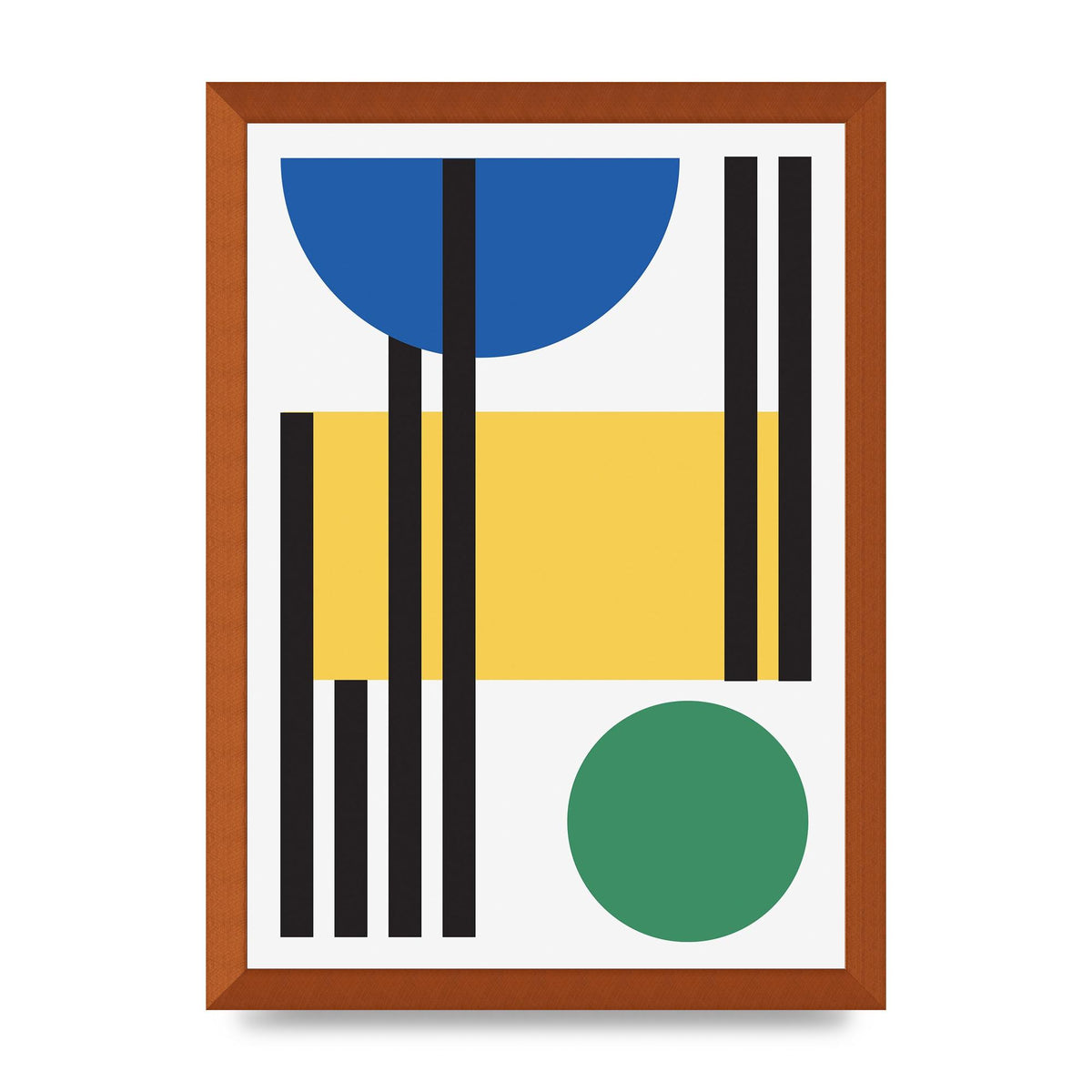 Abstract Shape Two Art For The Home - A3 framed