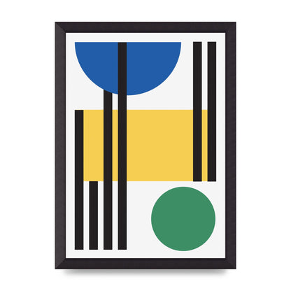 Abstract Shape Two Art For The Home - A3 framed